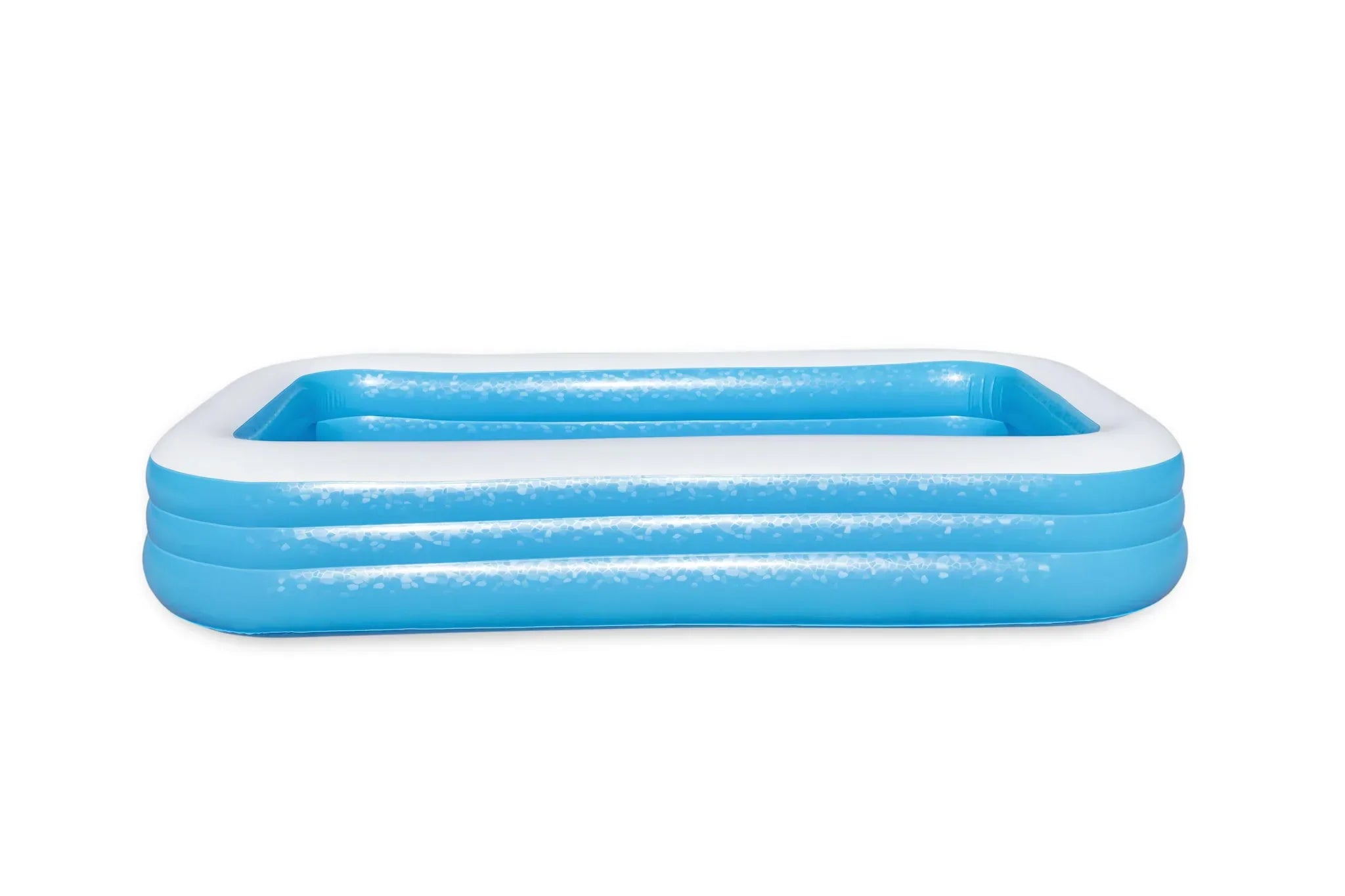 Piscina gonfiabile rettangolare a 3 anelli 262x175x51CM