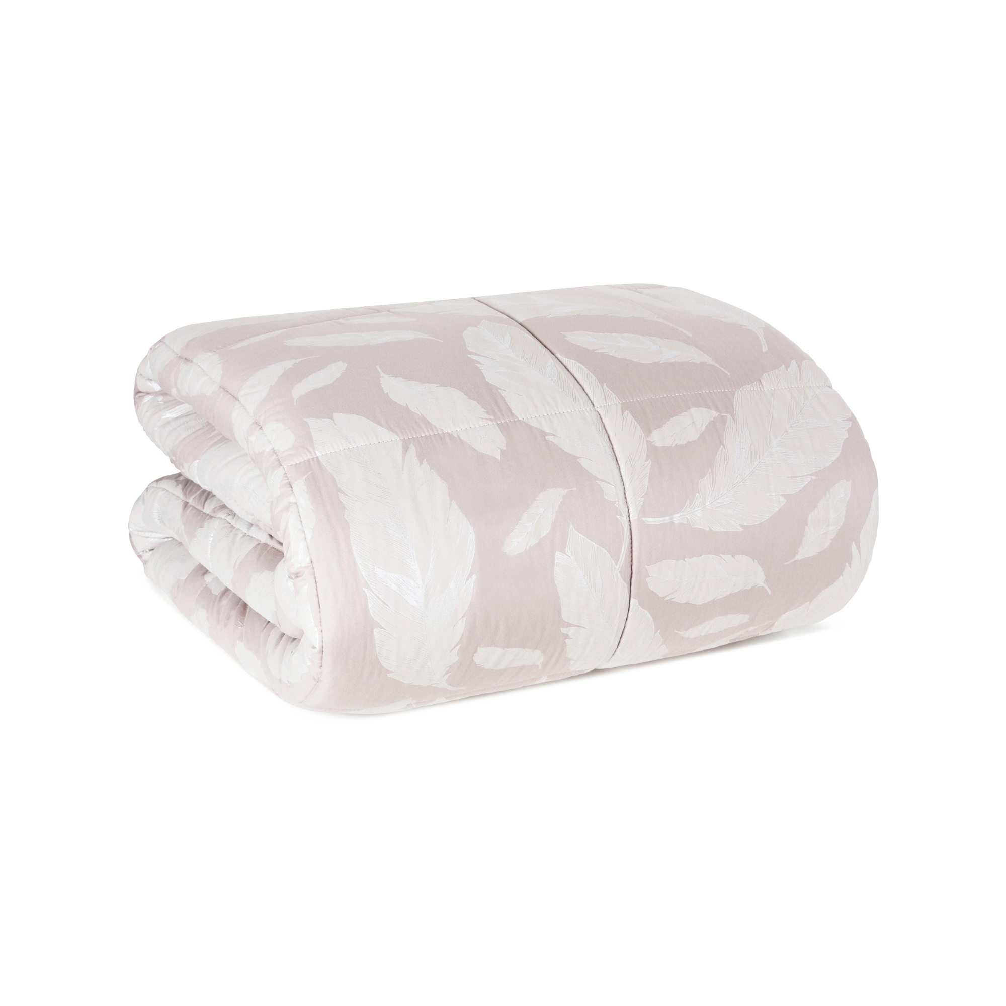 Trapunta Matrimoniale Perla 260x270 cm con Cuscino Coordinato – Raso di Microfibra Jaquard Morbidissimo, Imbottitura 350 g/m² – Collezione Autunno Inverno – Prodotto Italiano