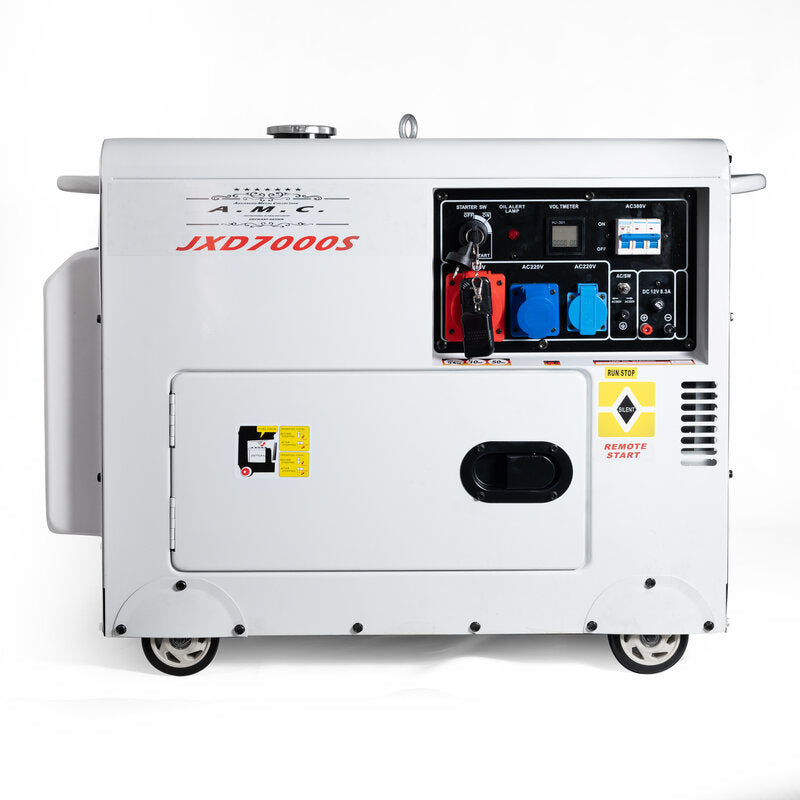 Gruppo elettrogeno/Generatore di corrente diesel Silenziato 5000W - 220 / 380V