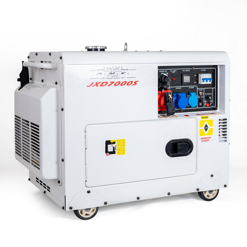 Gruppo elettrogeno/Generatore di corrente diesel Silenziato 5000W - 220 / 380V