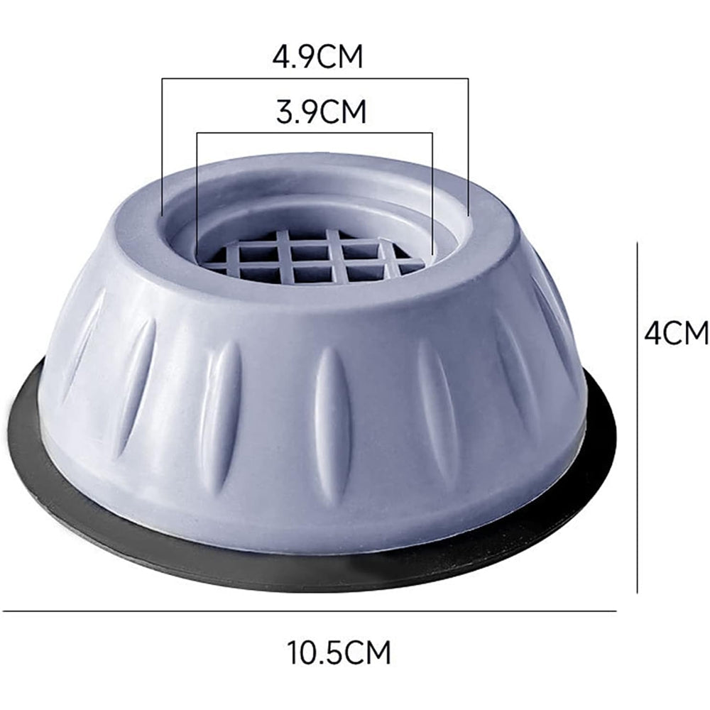 Set di 4 Piedini Stabilizzatori Antivibrazione per Lavatrice