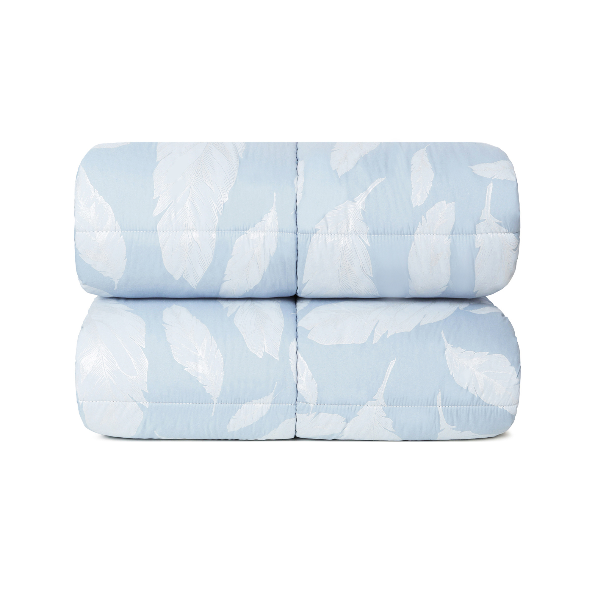 Trapunta Matrimoniale Perla 260x270 cm con Cuscino Coordinato – Raso di Microfibra Jaquard Morbidissimo, Imbottitura 350 g/m² – Collezione Autunno Inverno – Prodotto Italiano