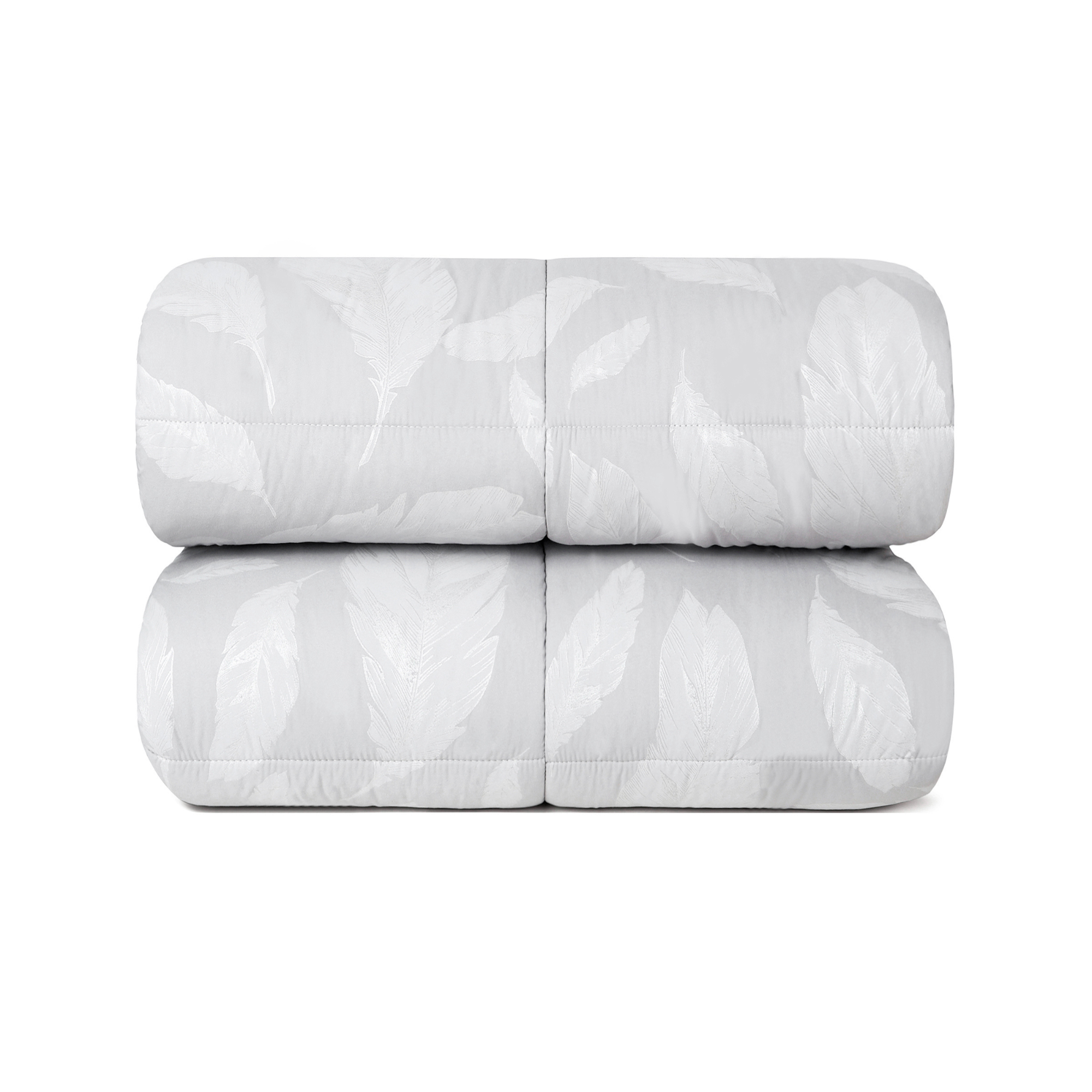 Trapunta Matrimoniale Perla 260x270 cm con Cuscino Coordinato – Raso di Microfibra Jaquard Morbidissimo, Imbottitura 350 g/m² – Collezione Autunno Inverno – Prodotto Italiano