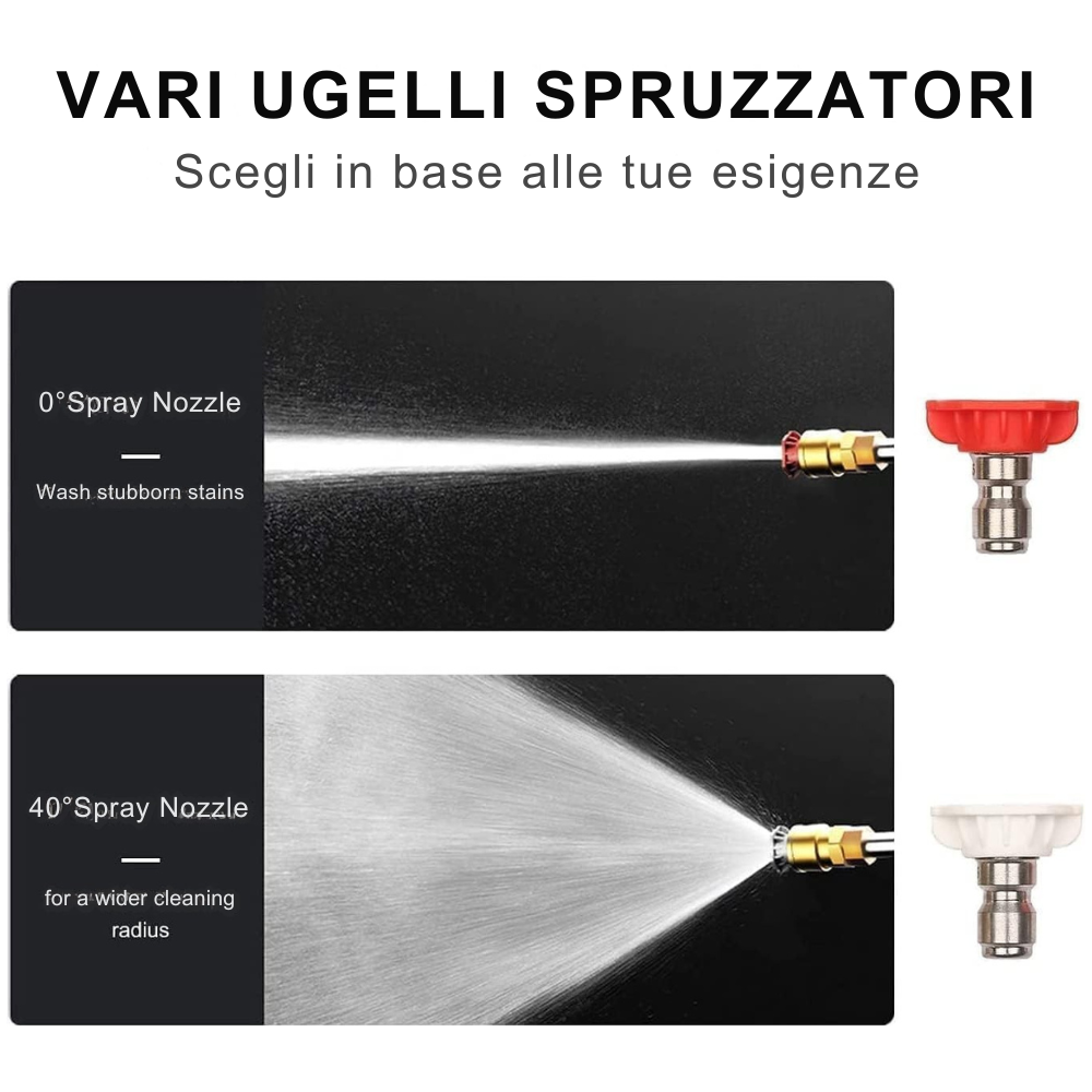 Idropulitrice a batteria 42V 8000Mah Idropulitrice portatile con 2 batterie Idropulitrice ad alta pressione a batteria per il lavaggio di auto Pulizia di pavimenti