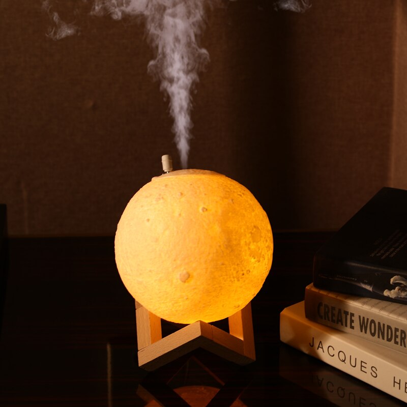 Profumatore Ambiente Luna a Led ✦ Lampada da comodino ✦ Atmosfera magica
