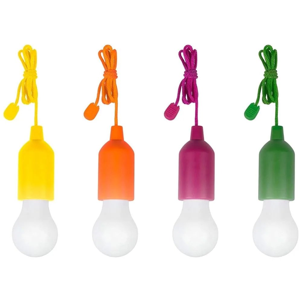 Lampadine con Cavo Colorato e Accensione a Strappo
