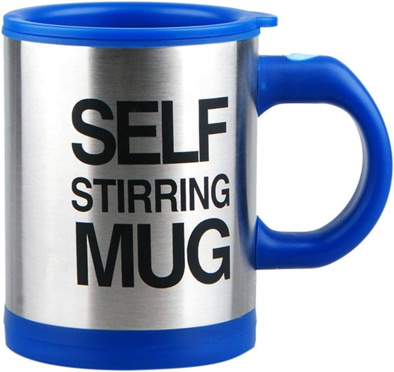 Tazza da 400ml automatica elettrica auto-agitante, Monta latte, cappuccino, caffè, Tazza miscelante Intelligente, in acciaio Inox