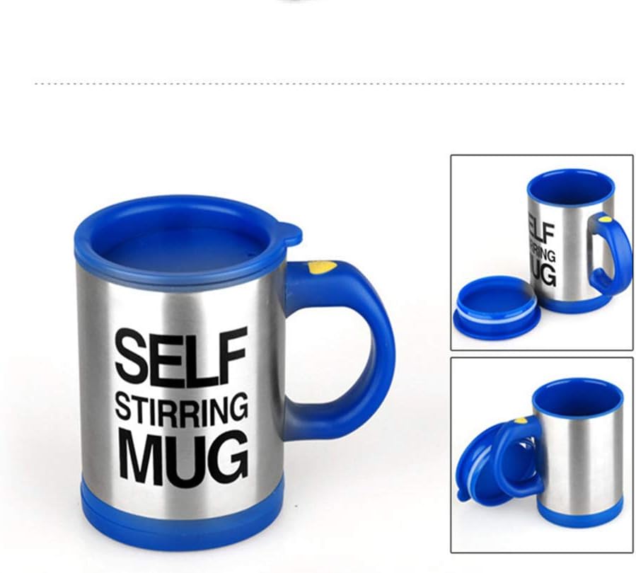 Tazza da 400ml automatica elettrica auto-agitante, Monta latte, cappuccino, caffè, Tazza miscelante Intelligente, in acciaio Inox