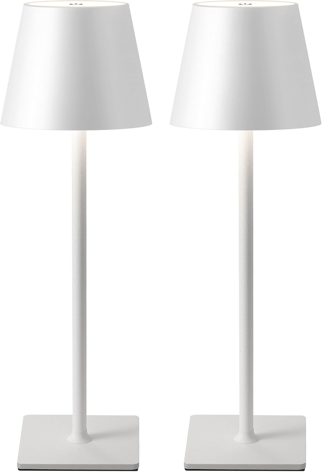 Lampada da Tavolo LED Ricaricabile Senza Fili – Dimmerabile Touch, 2400mAh, 3 Tonalità (2700K-6000K), Design Moderno per Interno ed Esterno, Camera da Letto, Soggiorno, Giardino, IP54