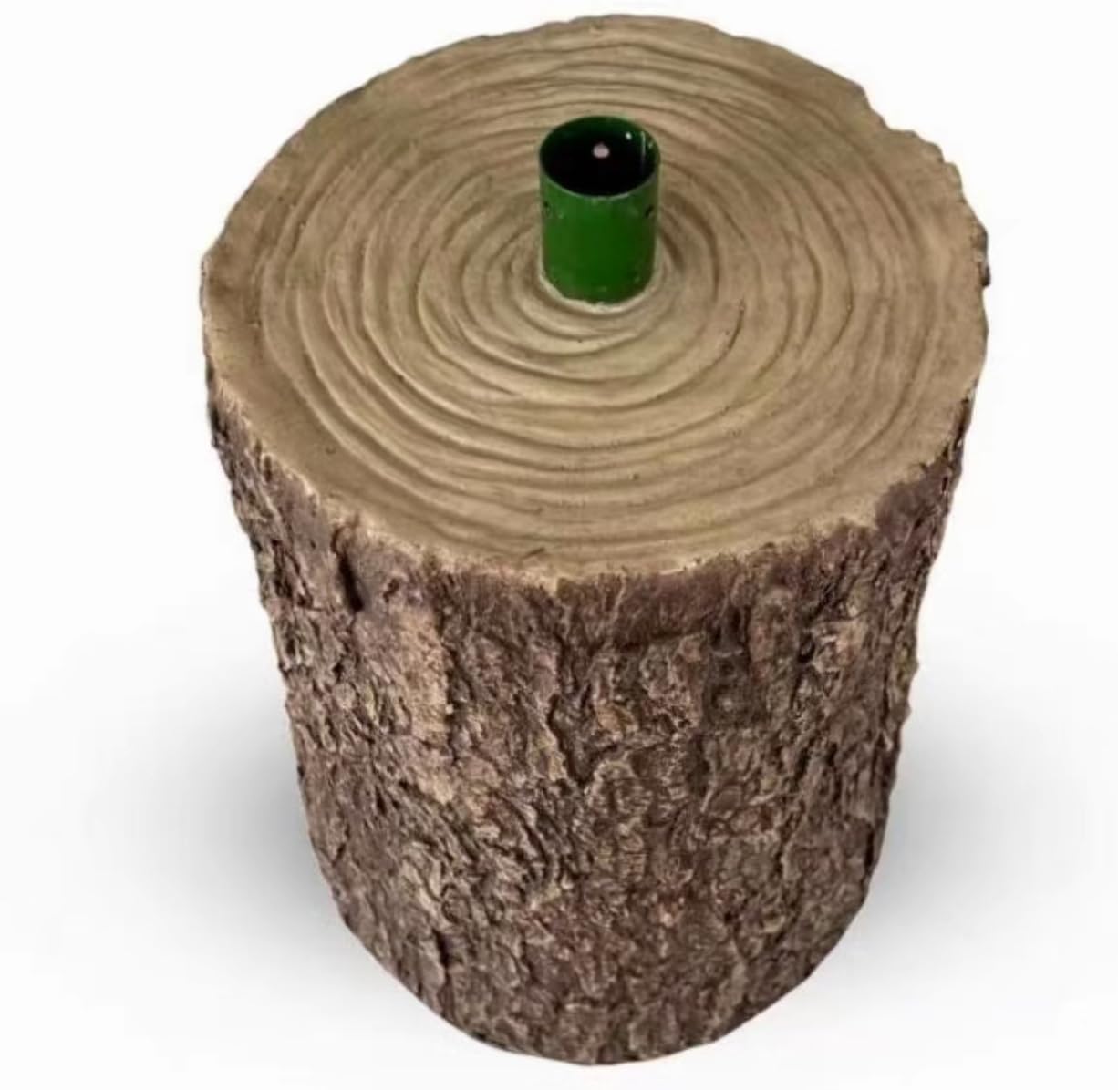 Base per Albero di Natale in Resina Effetto Tronco – Supporto Decorativo Realistico 35x22Ø, Stabile e Resistente, Design Naturale in Finto Legno, Ideale per Alberi Artificiali e Addobbi Natalizi