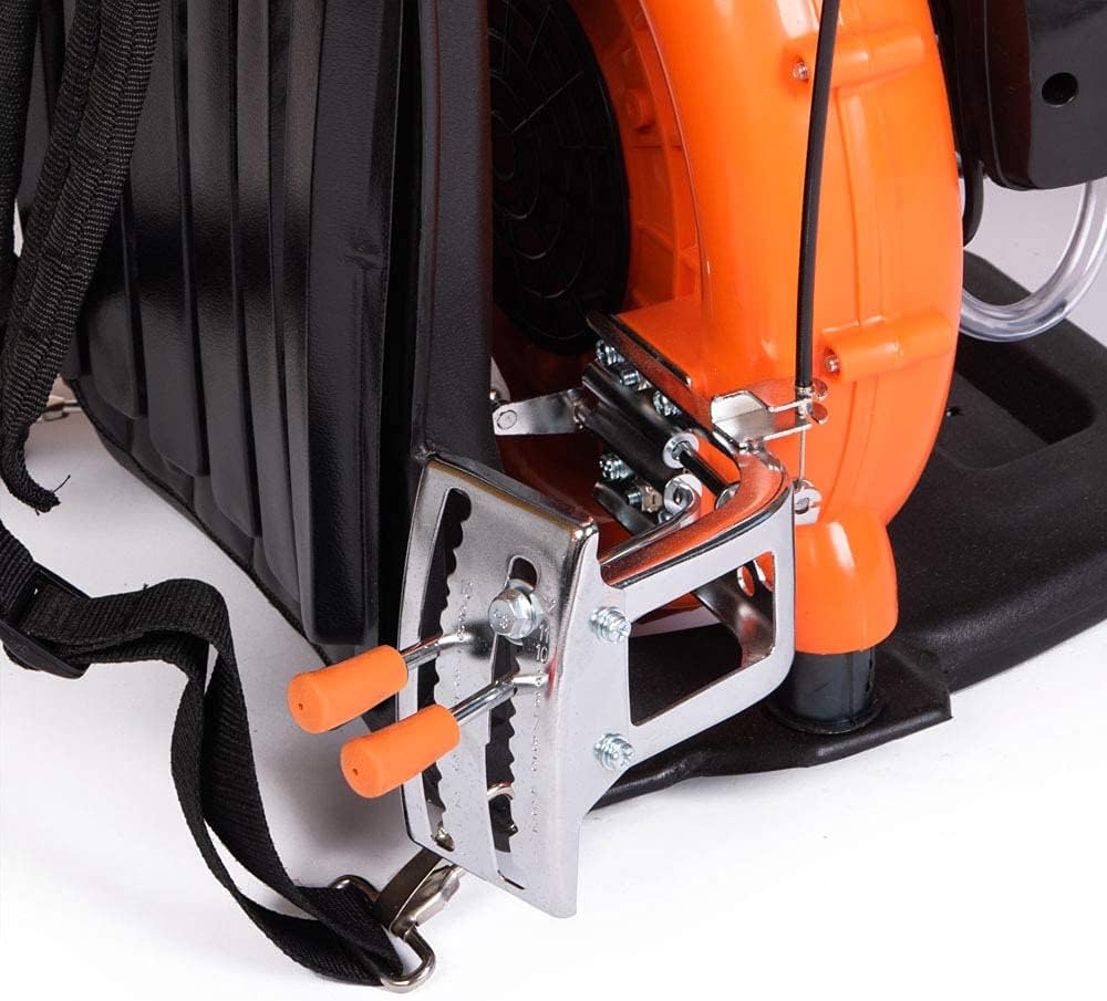 AMC Atomizzatore tripla funzione polverizzatore soffiatore motore a scoppio 43cc a spalla serbatoio 20L pompa per irrorazione di liquidi per disinfestazioni, sanificazioni e trattamenti alle piante