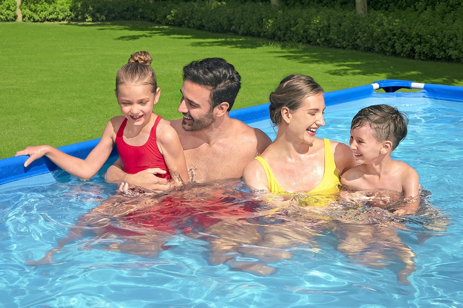 BESTWAY Piscina Steel Pro con telaio in acciaio, da 400x211x81 cm