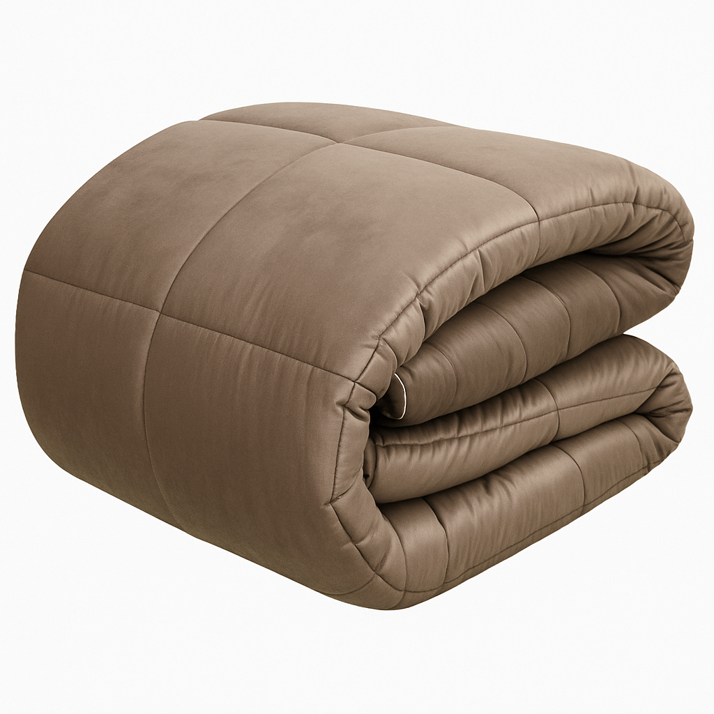 Trapunta Matrimoniale Sarah Invernale in Velluto Morbido 350 g/m² Effetto Seta, Calda e Soffice, Lavabile in Lavatrice – Copriletto Elegante per Letto Matrimoniale