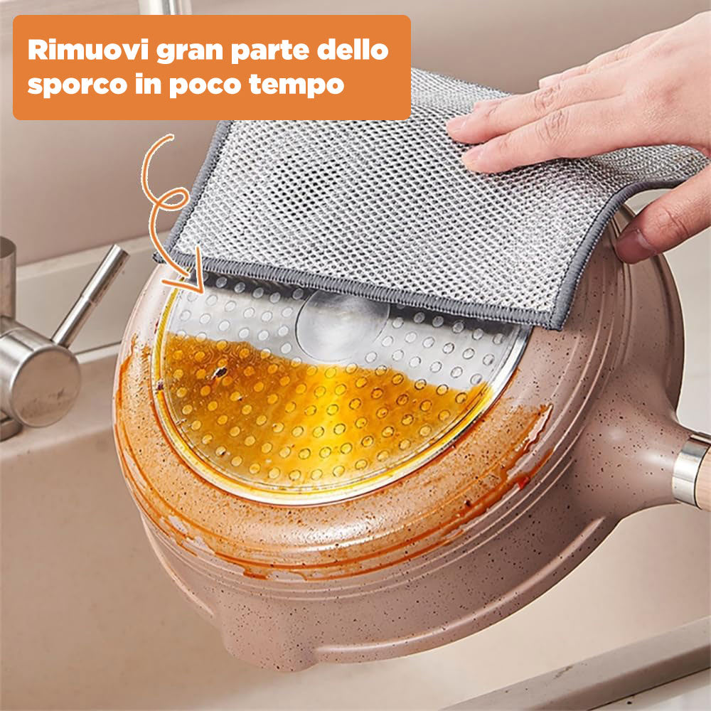 Panni Multifunzionali in Filo Metallico Antigraffio 5 PZ