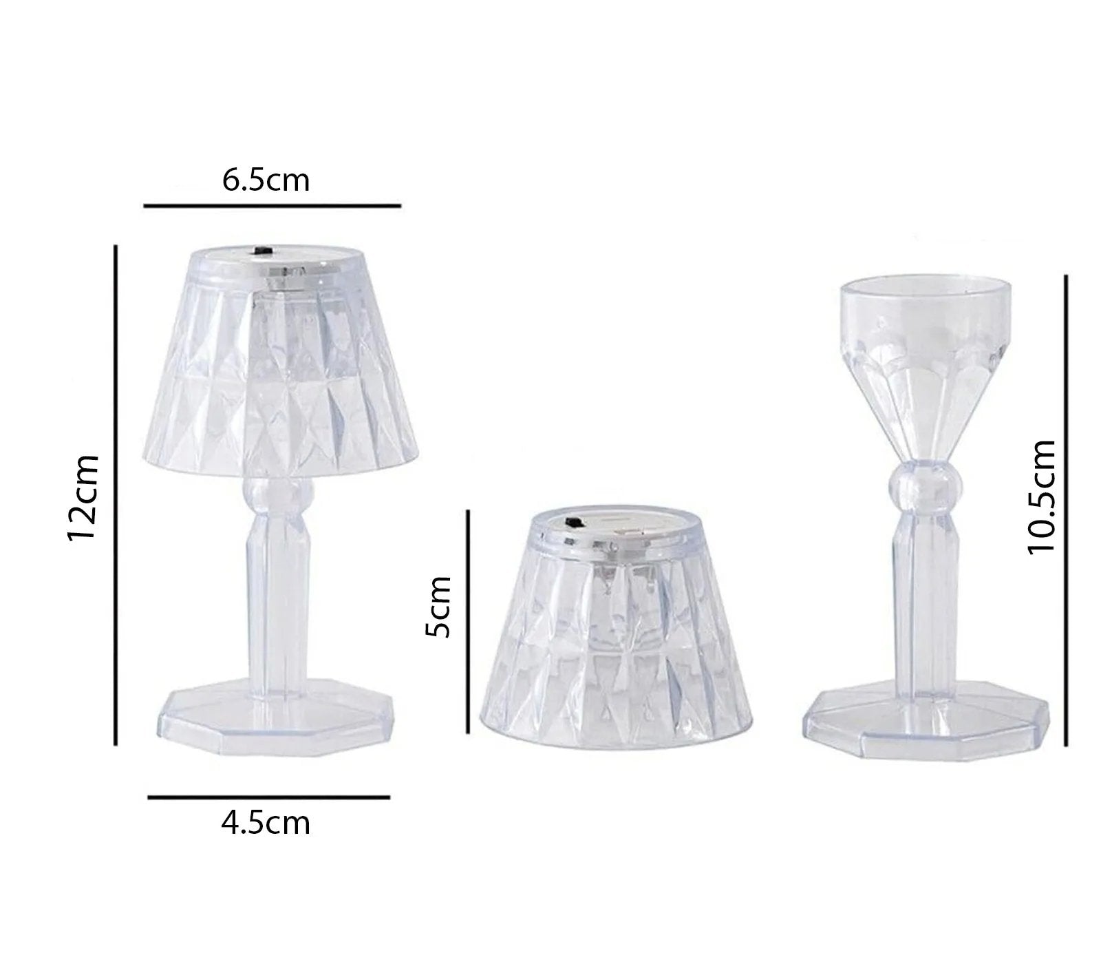 Mini Lampada Cristallo