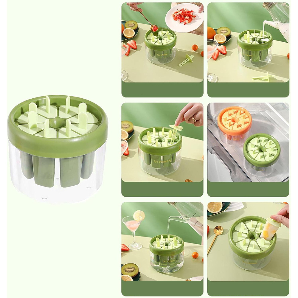Ice Pop Maker Stampo per Gelati con Contenitore