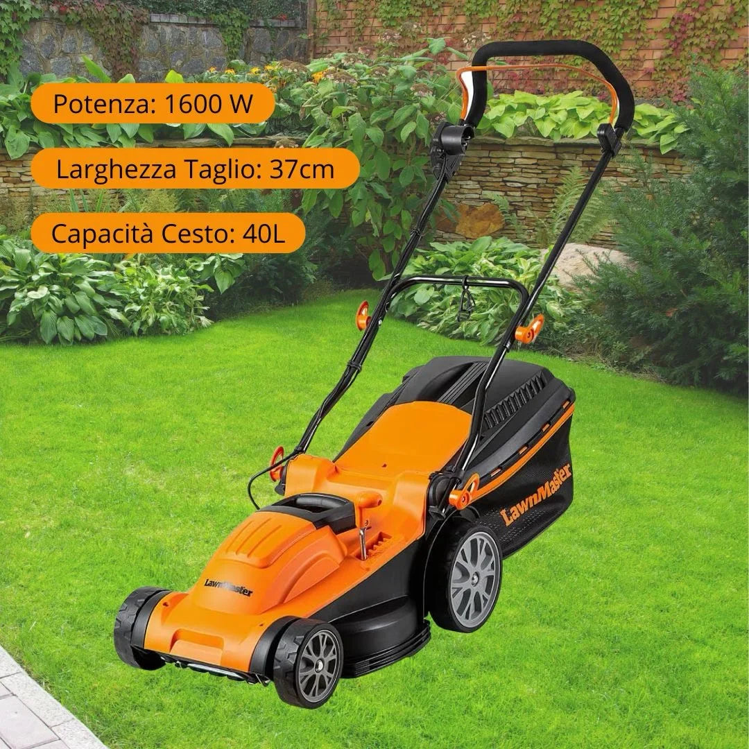 Tagliaerba Elettrico da 1600W per un Giardino Sempre Perfetto