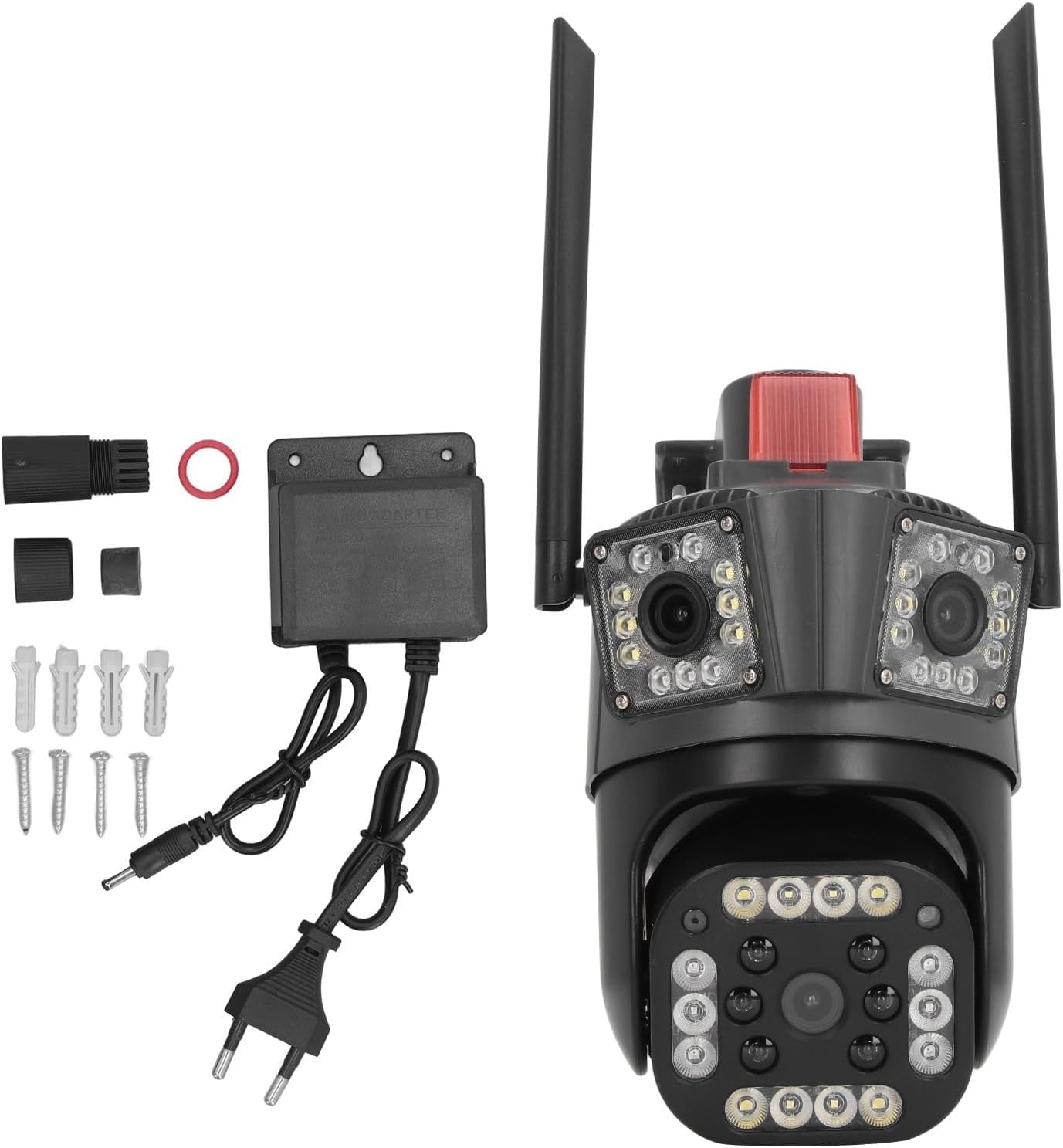 Telecamera di Sicurezza con tripla Camera 4K senza fili con RILEVAMENTO INTELLIGENTE