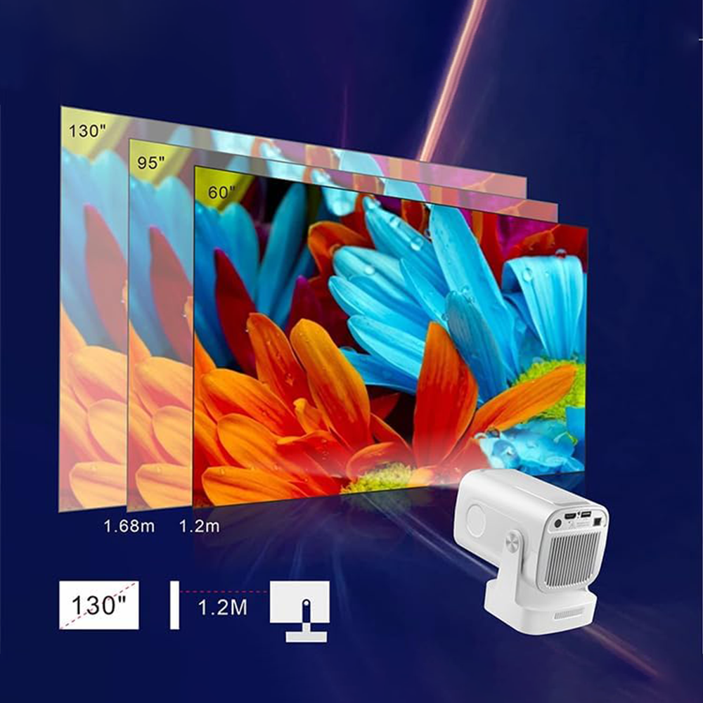 Proiettore Portatile 1080P Full HD con WiFi e Bluetooth