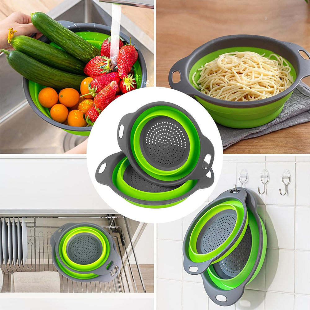 Scolapasta Pieghevole in Silicone