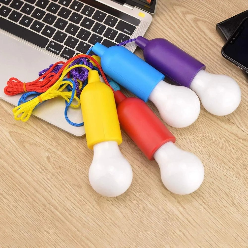 Lampadine con Cavo Colorato e Accensione a Strappo