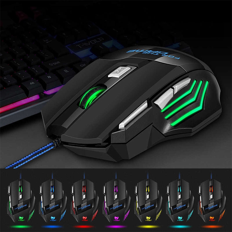 T-WOLF M1 Mouse Gaming Wired, performance e stile per i veri gamer!