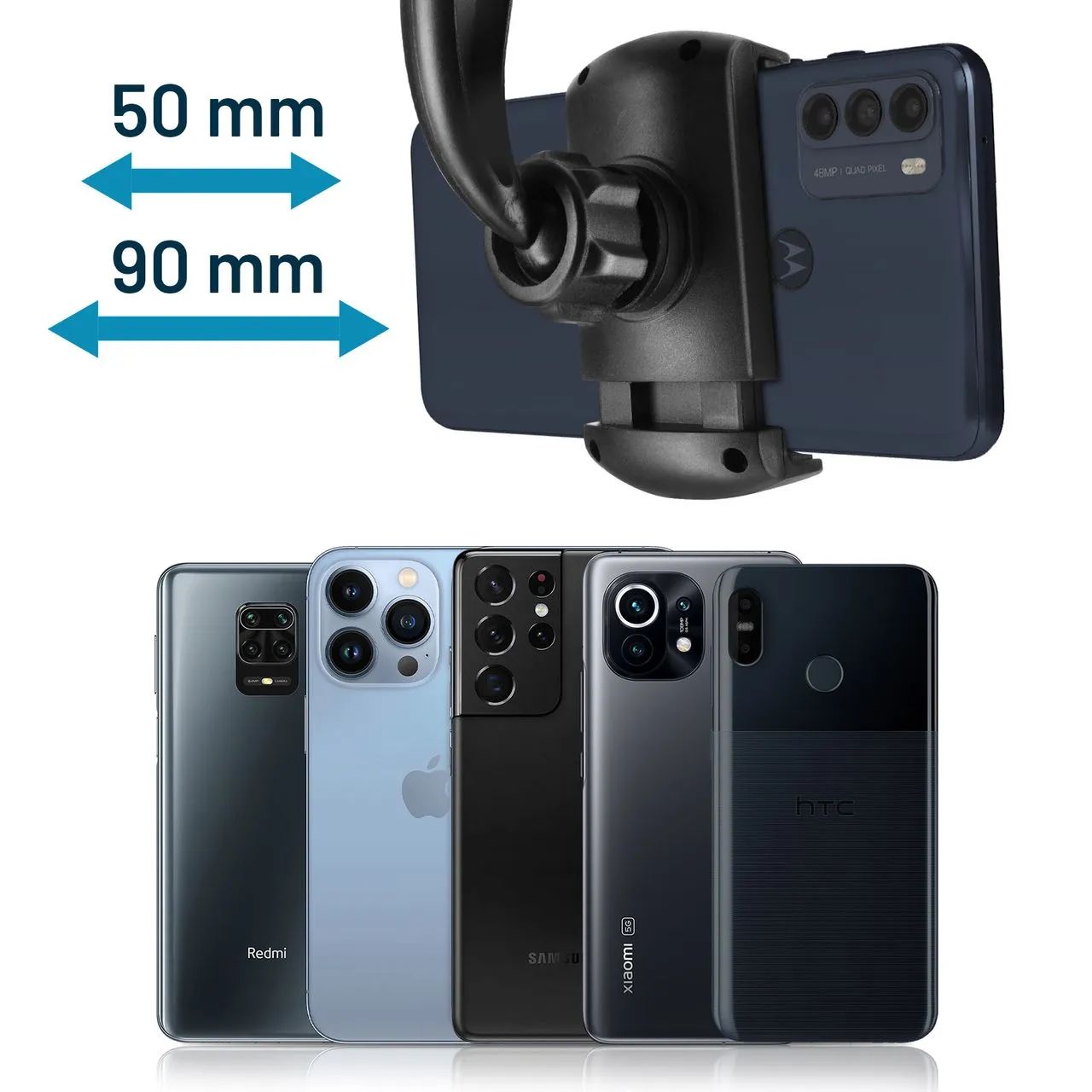 RetroStand, Supporto Auto Da Specchietto Retrovisore Universale Per Smartphone