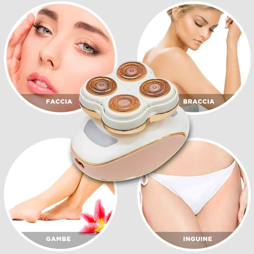 Epilatore Elettrico Portatile – Gambe, Braccia e Corpo Senza Dolore