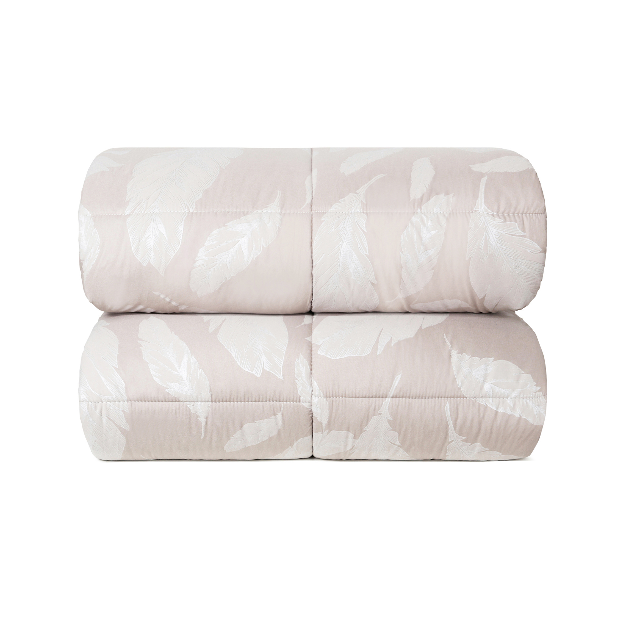 Trapunta Matrimoniale Perla 260x270 cm con Cuscino Coordinato – Raso di Microfibra Jaquard Morbidissimo, Imbottitura 350 g/m² – Collezione Autunno Inverno – Prodotto Italiano